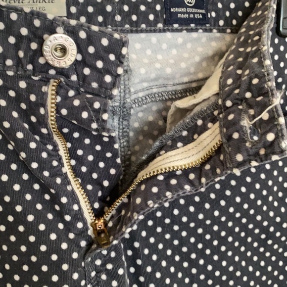 Adriano Goldschmied The Stevie Ankle Polka Dot Slim Straight, Size 29 - Picture 5 of 10